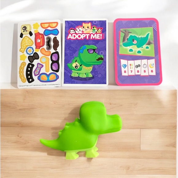 2/$20 NEW IN BOX McDonald's Happy Meal Adopt Me Uplift Games Crocodile Pet - Picture 2 of 4